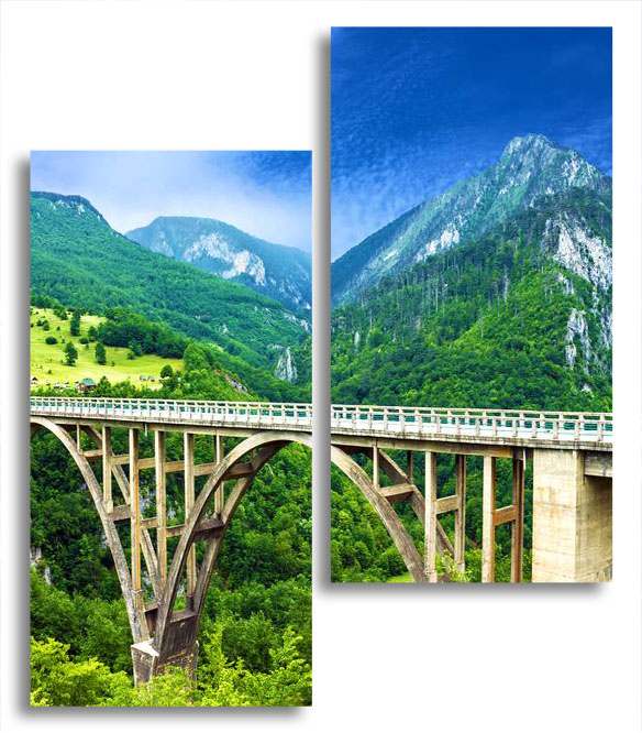 

Модульная картина LaPrint Японские горы 100х116 см