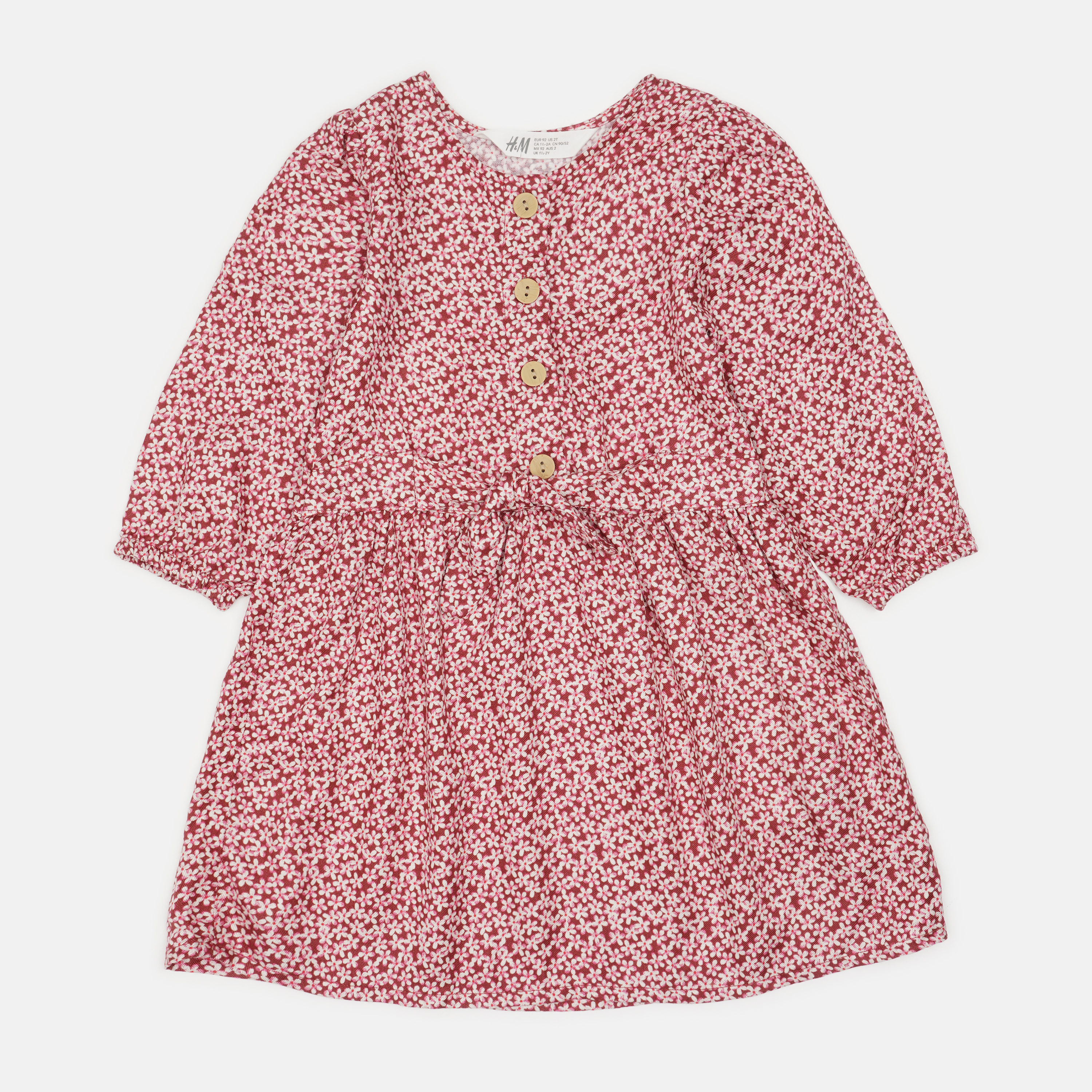 

Платье H&M 1506-9045902 92 см Коричневый/Цветы (hm00250256690)