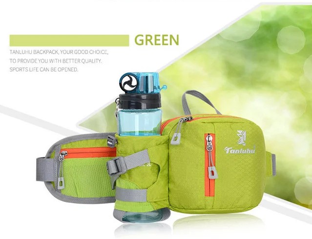 

Поясна Сумка для бігу з місцем для пляшечки води Tanluxu Green