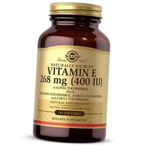 

Натуральный Витамин Е, Vitamin E 400, Solgar 100гелкапс (36313098)