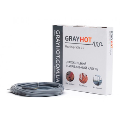 

Нагревательный кабель GrayHot cable 115 м 1725 Вт