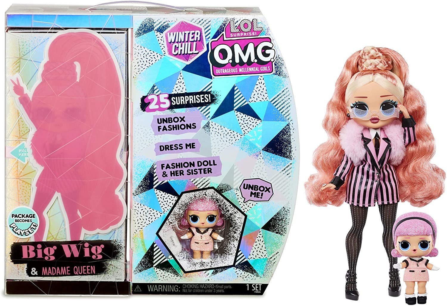 

Кукла L.O.L. Surprise! O.M.G. Winter Chill Big Wig Madame Queen