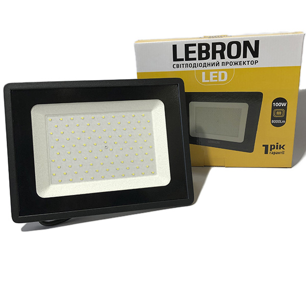 

Прожектор светодиодный LED Lebron LF, 100W, 8500Lm, 6000К (4418)