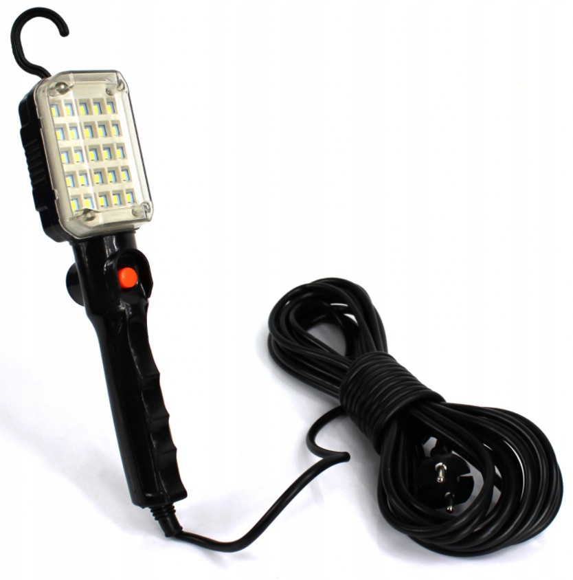 

Фонарь переноска, лампа светодиодная 25 LED 230V