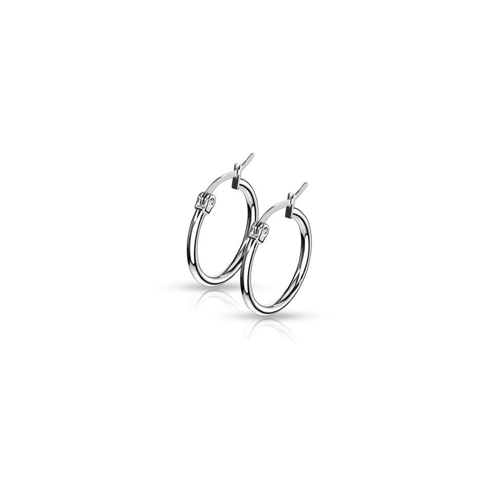 

Серьги-кольца Spikes SEH01x из стали, диаметр от 10 до 75 мм (Металл, 20 мм)