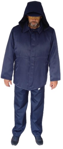 

Куртка ватная Оптима тк.грета синяя с капюшоном Моголюк 60-62/5-6