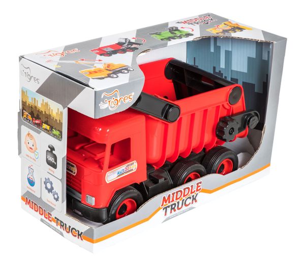 

Авто "Middle truck" самоскид (червоний) в коробці (2000902057285)
