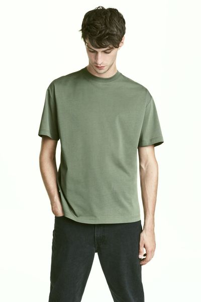 

Футболка H&M XS хаки (1081-947)