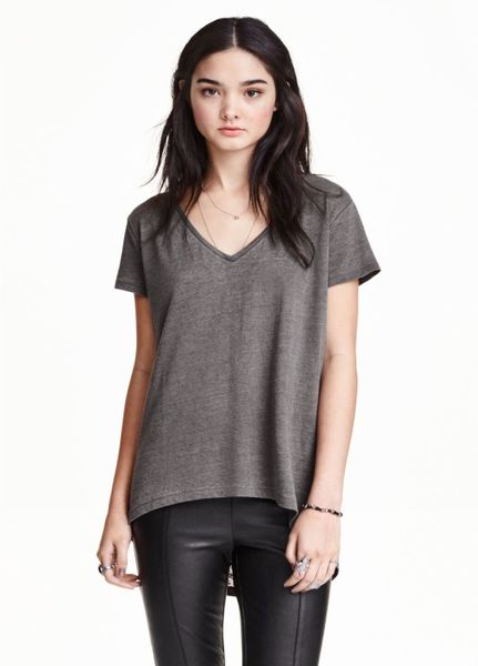 

Футболка H&M S Серая (1091-744)