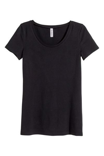 

Футболка H&M L черная (1084-158)