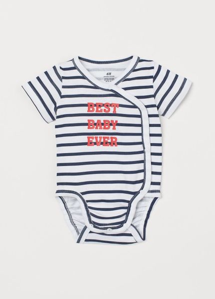 

Бодик H&M 50см бело-синий (1098-557)