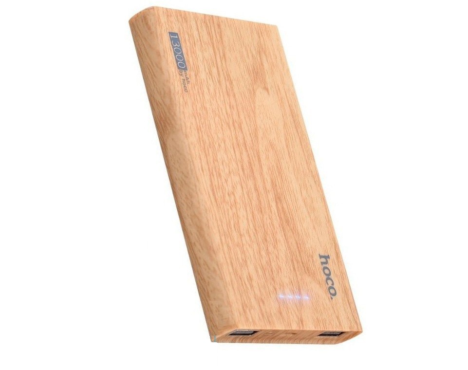 

Внешний Аккумулятор (Power Bank) Hoco B36 Wooden mobile 13000 mAh (Oak Wood)