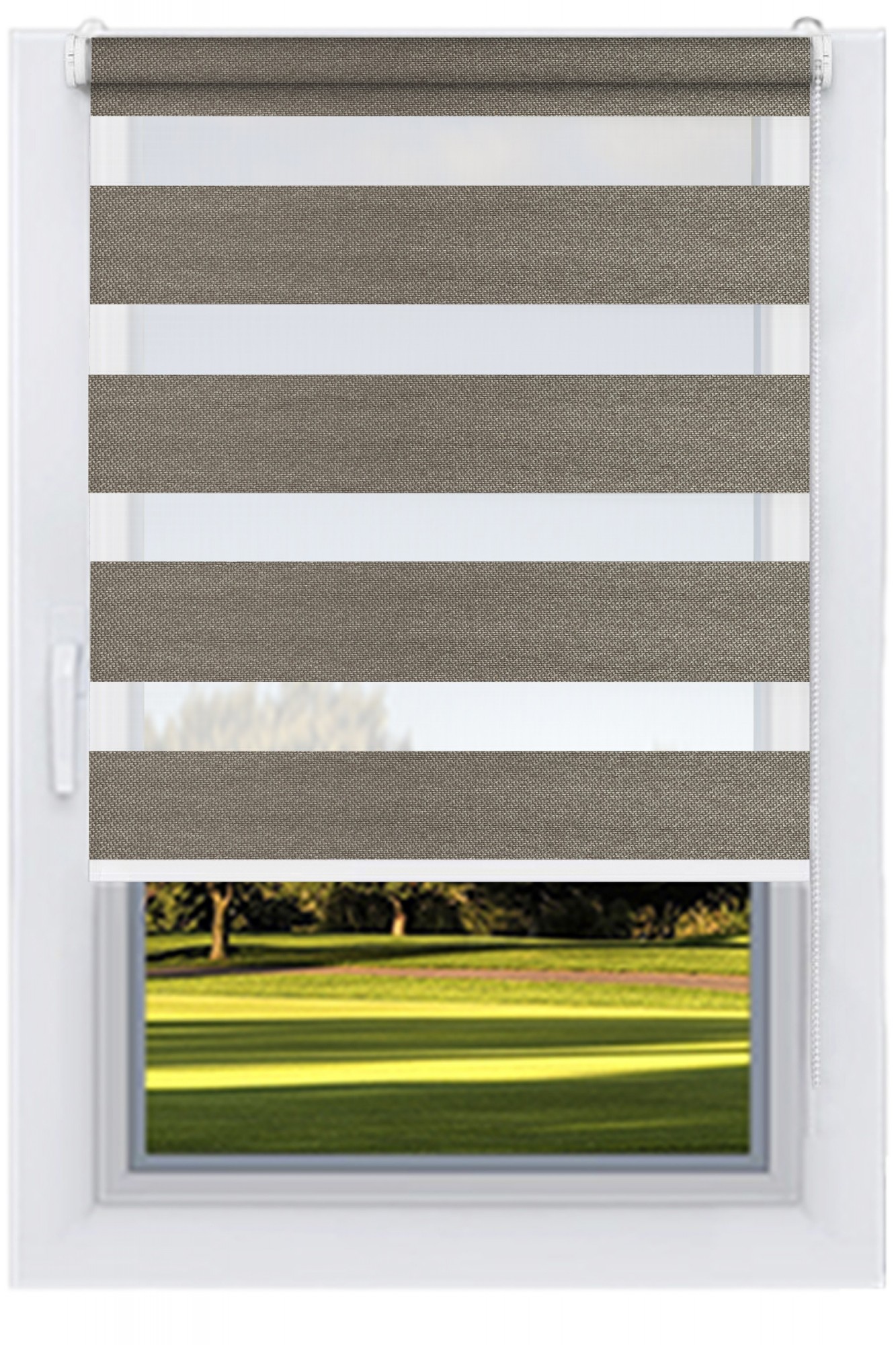 

Ролета тканевая DECOLUX 94х200 МИЛАНС бронз вал 19