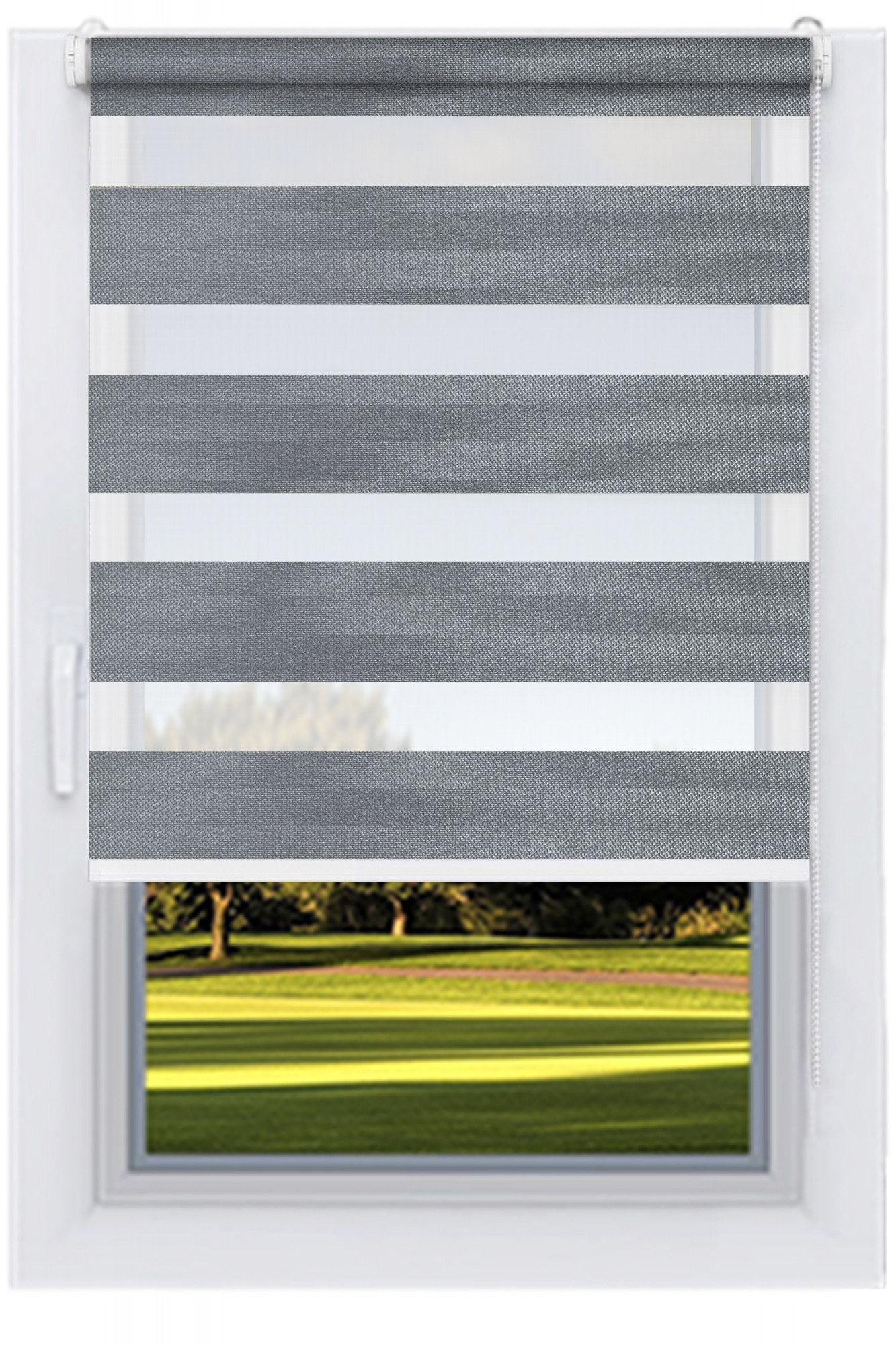 

Ролета тканевая DECOLUX 60х160 МИЛАНС Металлик вал 19