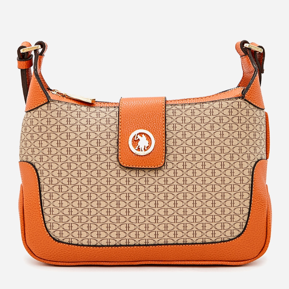 

Сумка женская U.S. Polo Assn Us21173 d.beige-orange