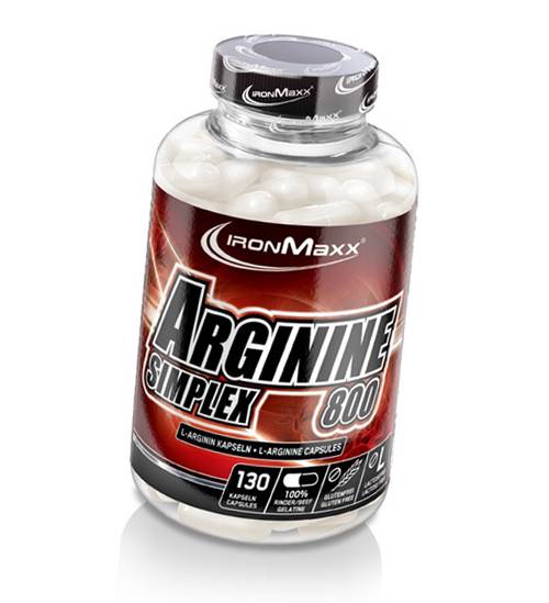 

Аргинин, Arginine Simplex 800, IronMaxx 130капс (27083008)