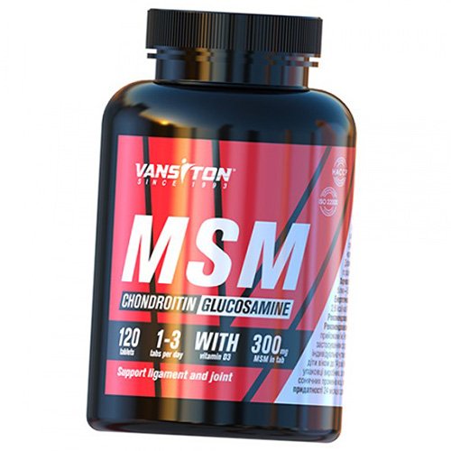 

Глюкозамин Хондроитин МСМ, MSM Chondroitin Glucosamine, Ванситон 120таб (03173003)