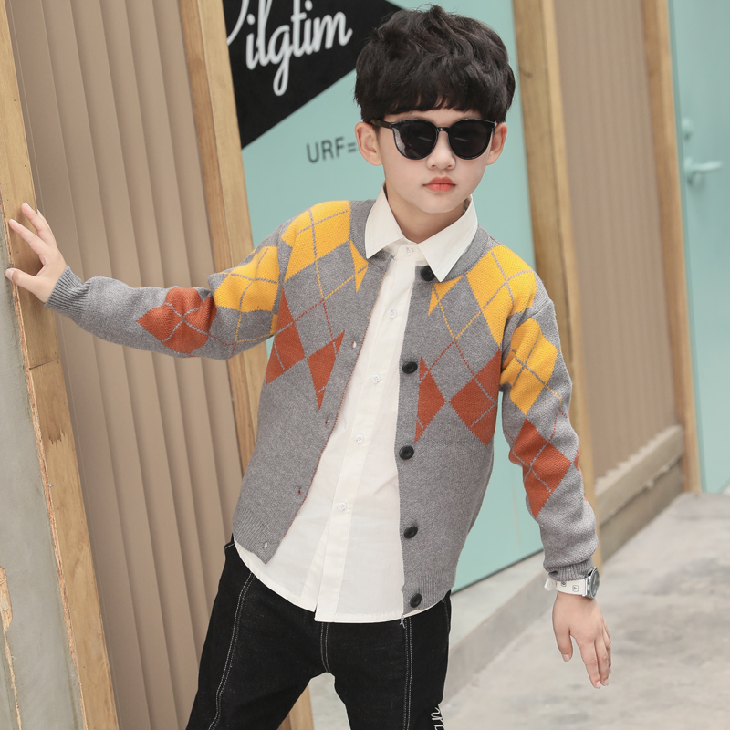 

Кардиган для мальчика Gray style Berni Kids (170) Серый (52663)