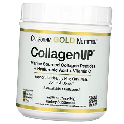 

Морской коллаген с Гиалуроновой кислотой, Collagen Up, California Gold Nutrition 464г Без вкуса (68427001)
