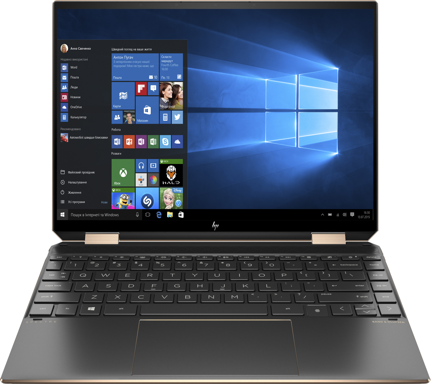 

Ноутбук HP Spectre x360 Convertible 14-ea0016ua Black