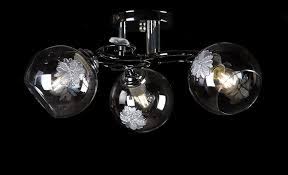 

Люстра с плафонами Ray L27012/3 (ZBK+SMK) (AN001903)