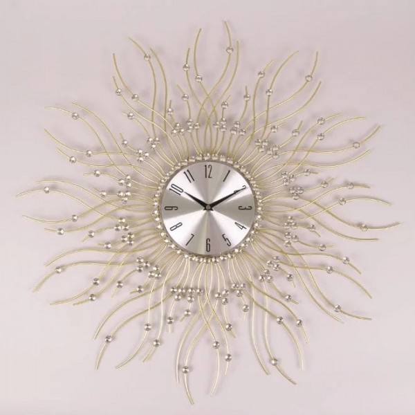 

Настенные часы Часы металлические с стразами Flora D-70 см. 38219