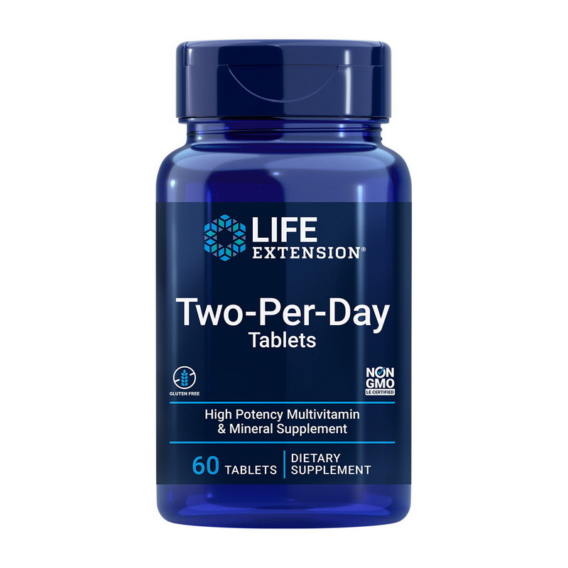 

Мультивитаминный комплекс Life Extension Two-Per-Day Tablets (60 tab)