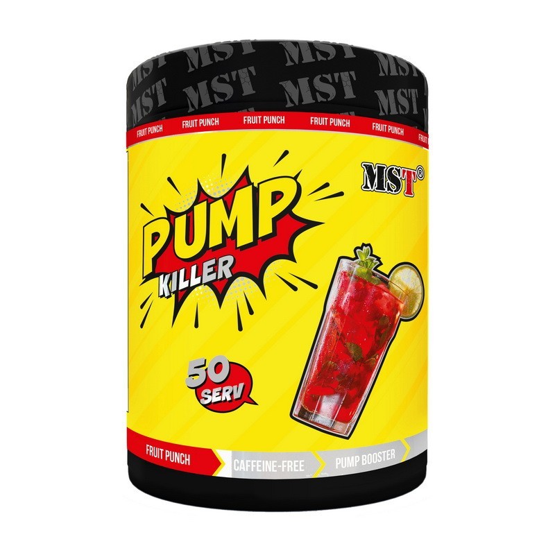 

Предтрени­ровочный комплекс МСТ / MST Pump Killer (550 g, fruit punch)