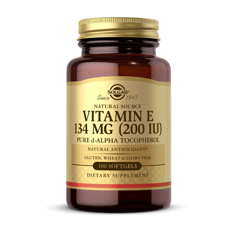 

Витамин Е (как d-альфа токоферол) Солгар / Solgar Vitamin E 134 mg (200 IU) (100 softgels)