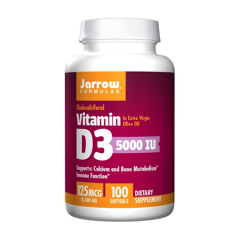 

Витамин Д3 Jarrow Formulas Vitamin D3 125 mcg (100 sgels)