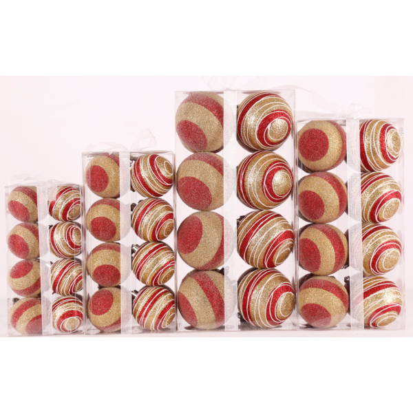 

Набір ялинкових прикрас YuHai M-400241 5 см 16 шт (2002007281176)