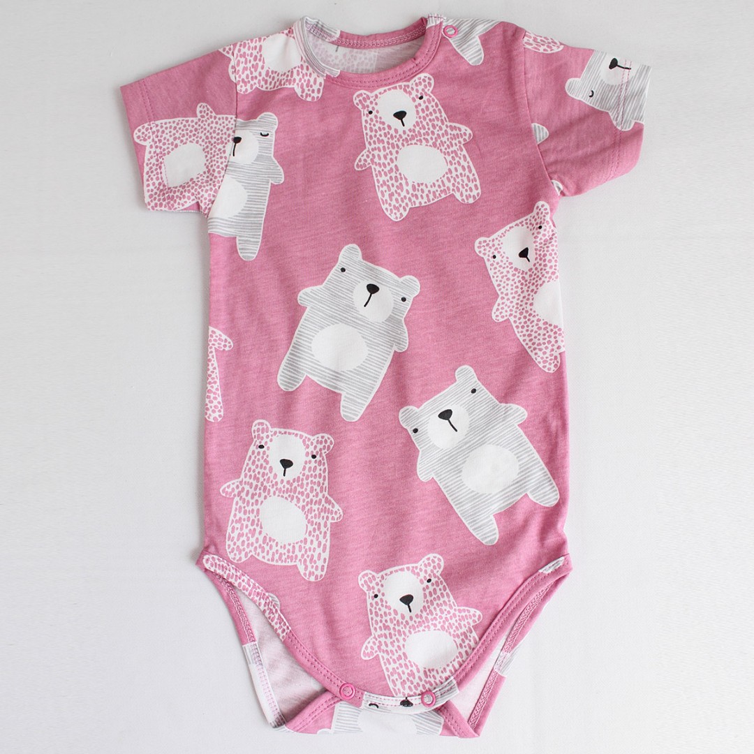 

Боді на короткий рукав, кулір 74 см. малюнок BD49-VedmMal-24 Ladan