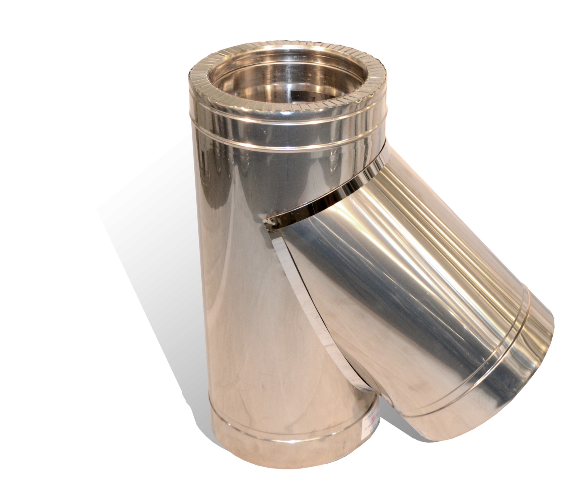 

Трійник із нержавіючої сталі з термоізоляцією в оцинкованому кожусі Versia-Lux ф 180 / 250 мм кут 45гр товщина 0,8мм