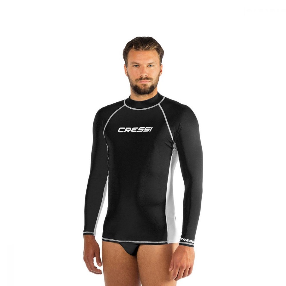 

Реглан Cressi Rash Guard Man черно-белый Черно-белый XXL