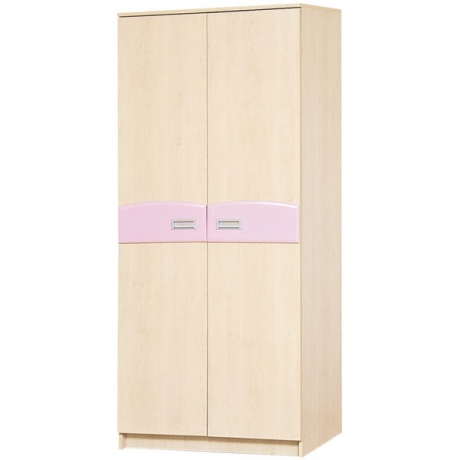 

Шкаф распашной Терри Світ Меблів 80х182.5х52.5 клен/розовый