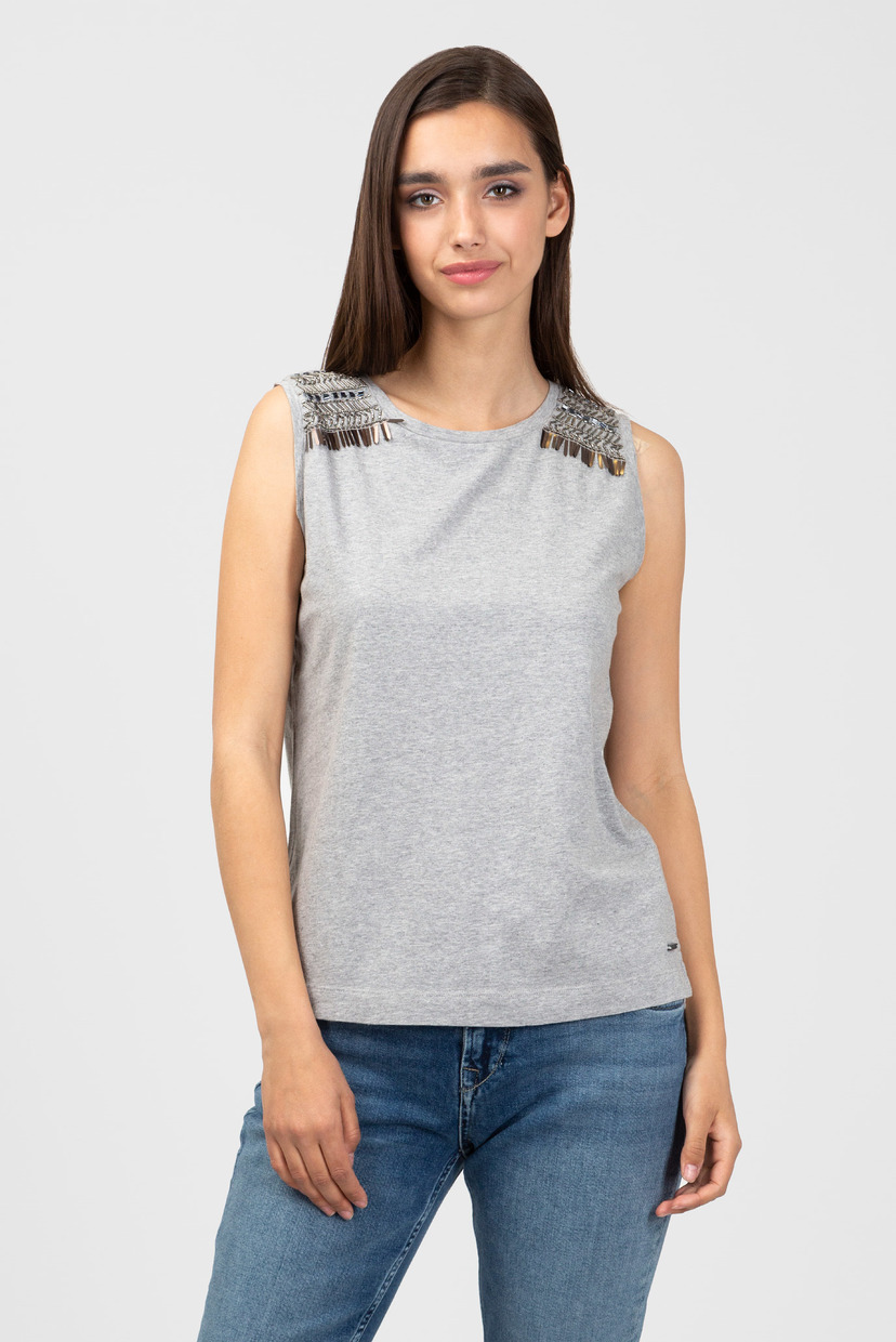

Женский серый топ PENNY Pepe Jeans  PL504090, Женский серый топ PENNY Pepe Jeans L PL504090