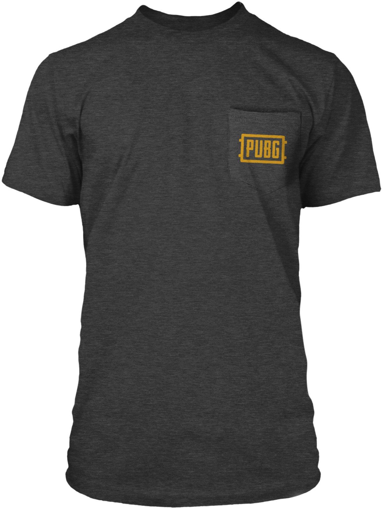 

Футболка JINX PUBG - Orange Logo Pocket Tee Charcoal Heather, L