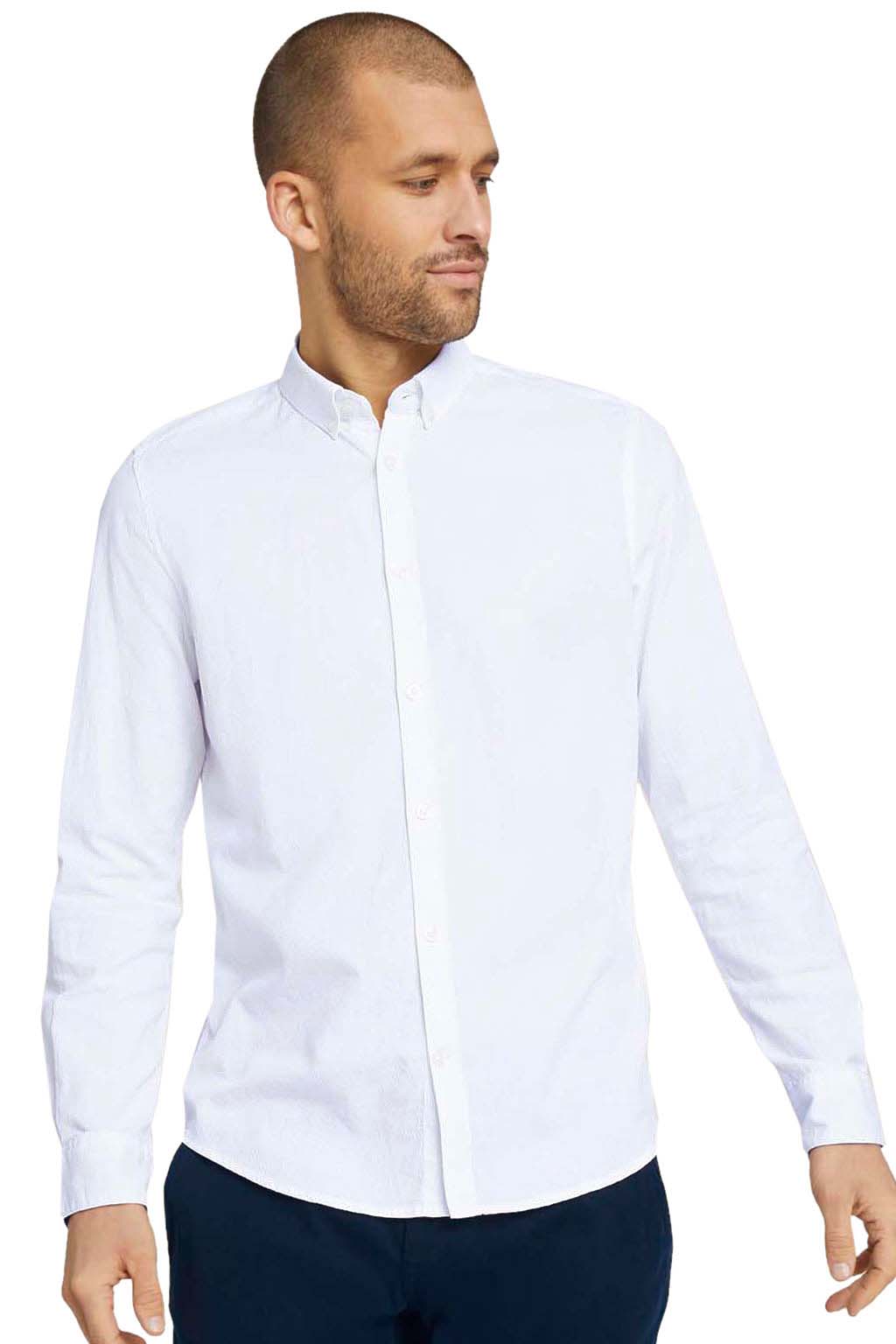 

РУБАШКА Tom Tailor 1025218 26571  Белый, РУБАШКА Tom Tailor 1025218 26571 XL Белый