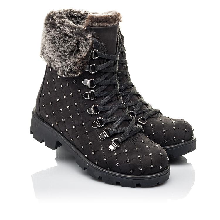 

Зимние ботинки на меху Woopy Fashion 31 черный (4484)