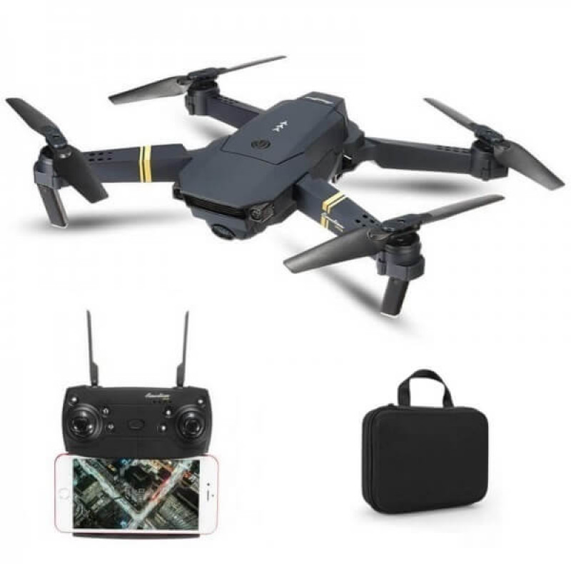 

Квадрокоптер Eachine E58 з HD камерою, FPV, барометр, до 10 хв. польоту + кейс