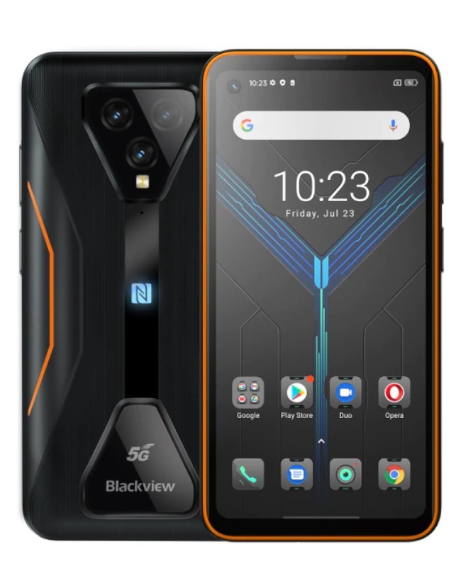 

Защищенный смартфон Blackview BL5000 5G 8/128GB Black-Orange