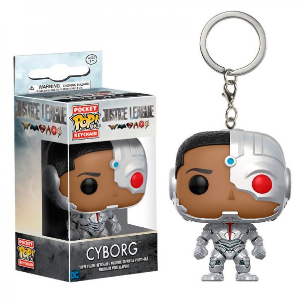 

Брелок Funko POP! Keychain Justice league: Cyborg, 4 см, 13793