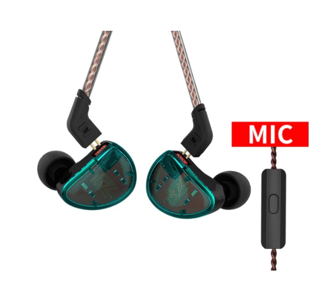 

Наушники KZ AS10 с микрофоном cyan