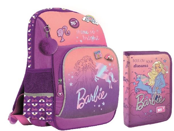 

Набір шкільний S-60_Collection Barbie 2 предм. Yes 6-9 років 555008