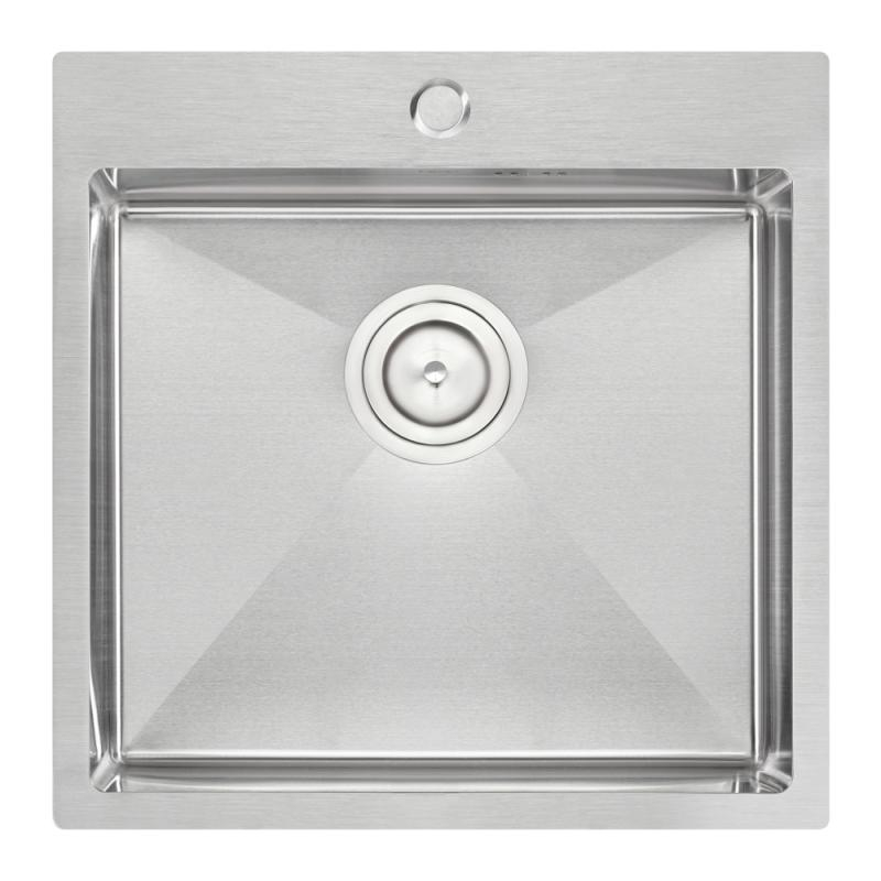 

Кухонная мойка Qtap D5050 2.7/1.0 mm 50х50см (интегрированная) Satin