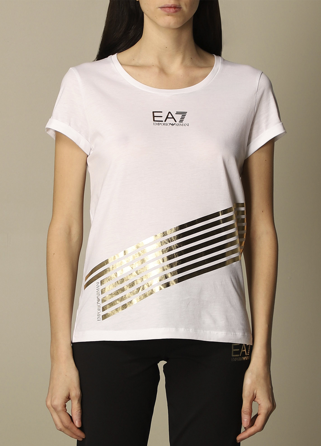 

Футболка EA7 S Белый (3KTT42 TJ52Z 1100-S)