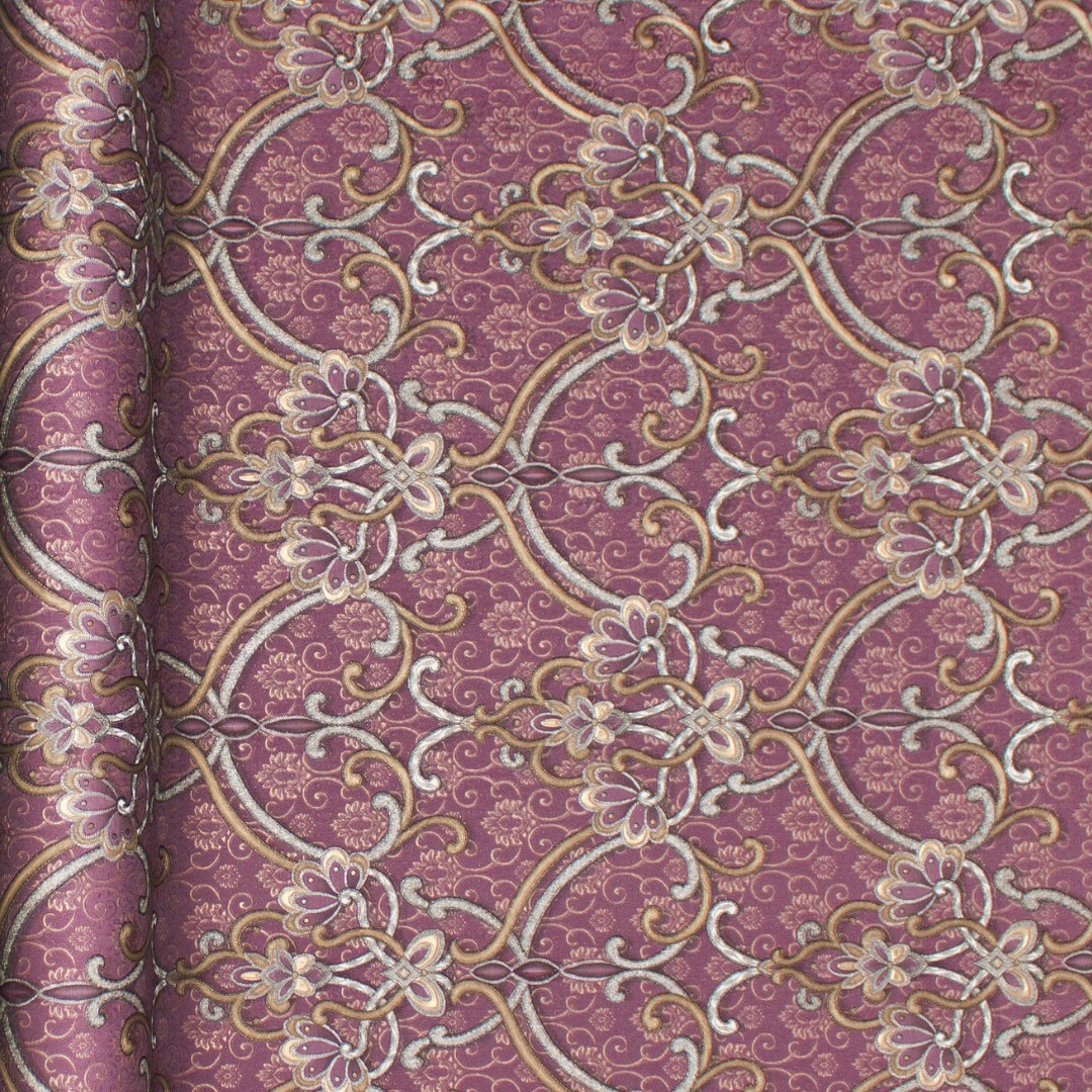 

Обои виниловые на флизелиновой основе LS Андреас Декор темно-маджентовый VIP 8-1234 (1,06х10,05 м)