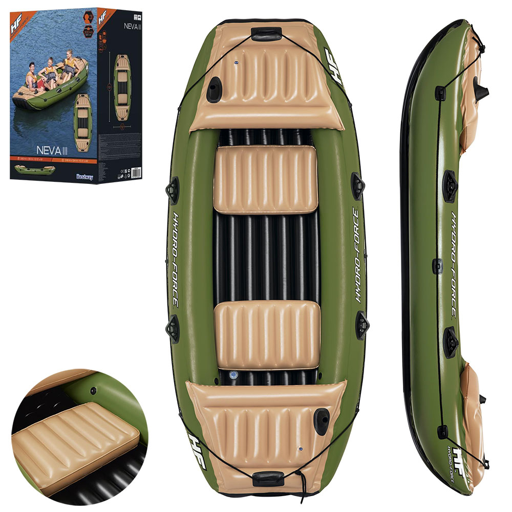 

Двухместная Лодка надувная Bestway Neva III 65008