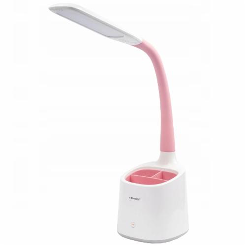 

Настольная лампа Tiross TS-1809 white / pink