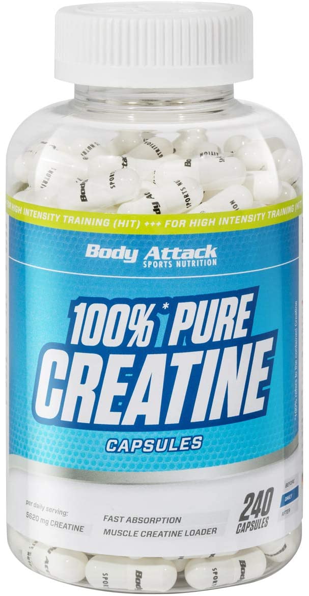 

Креатин Body Attack 100% Pure Creatine 240 капсул (4384303679)